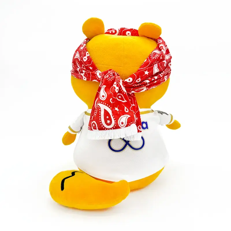 パパ☆ポン レッド　バンダナ巻き（背面）