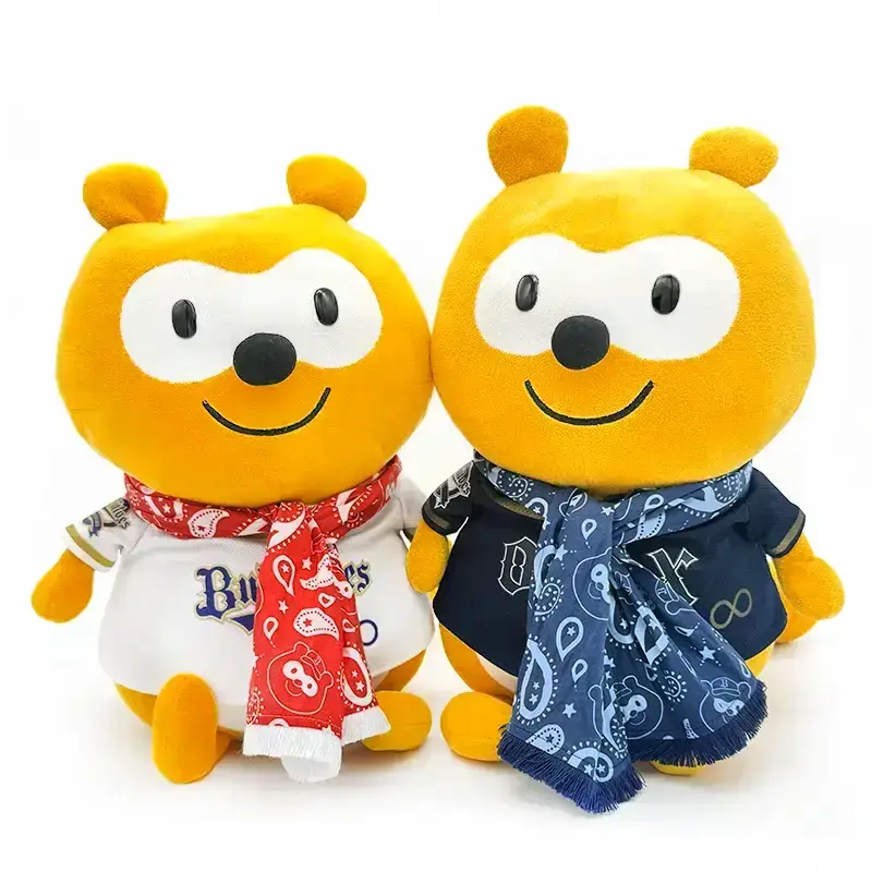 バファローズ☆ポンタ ストール ぬいぐるみ用 パパ☆ポン レッド / 社長☆ポン ネイビー